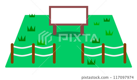 Illustration of vacant private land that is off-limits Illustration of vacant private land that is off-limits 117097974