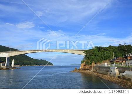 Kaminoseki Bridge across the Kaminoseki Strait Kaminoseki Bridge across the Kaminoseki Strait 117098244