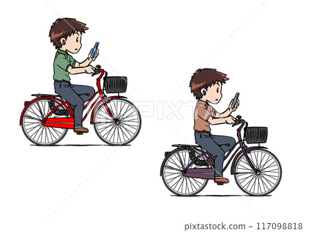 Smartphone & Earphones Bicycle 2 117098818