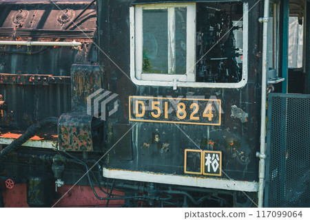 [Steam locomotive] D51 824 [Lake Suwa] 117099064