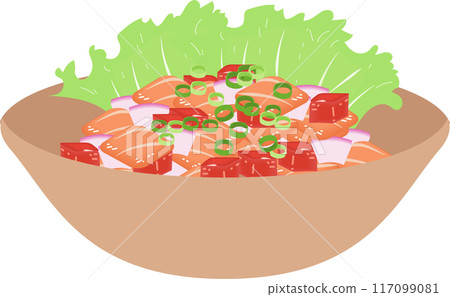 Lomi Lomi salmon 117099081