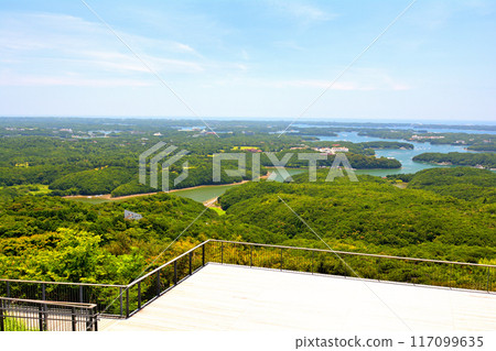 三重縣伊勢志摩：從橫山展望台眺望的景色 117099635