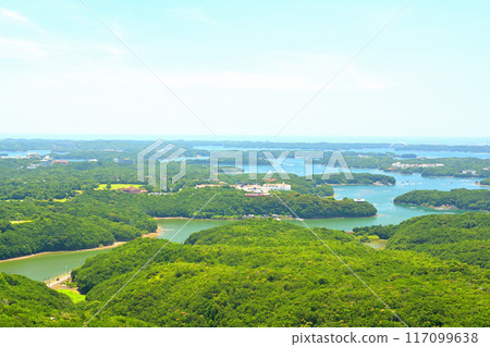 Ise-Shima, Mie: The view from the Yokoyama observatory Ise-Shima, Mie: The view from the Yokoyama observatory 117099638