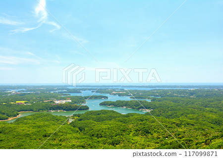 三重縣伊勢志摩：從橫山展望台眺望的景色 117099871