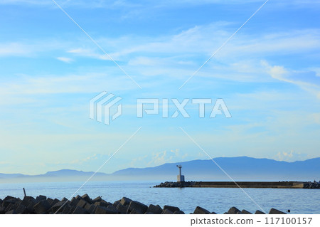 香川縣東香川市三本松港遭遇風暴淹沒 117100157