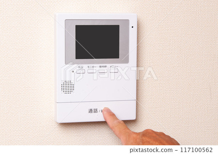Video door phone (master unit) 117100562