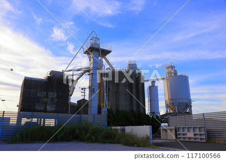 香川縣東香川市三本松港風景 香川縣東香川市三本松港風景 117100566