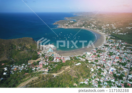 Blue lagoon in San Juan Del Sur Blue lagoon in San Juan Del Sur 117102288