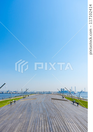 Kanagawa Prefecture Yokohama Port Osanbashi International Passenger Ship Terminal Kujira no Senaka 117102414