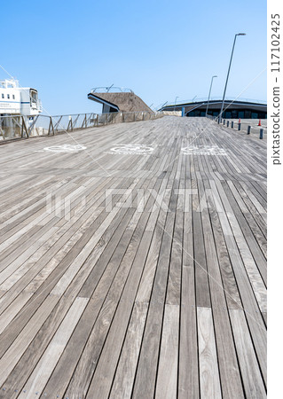 Kanagawa Prefecture Yokohama Port Osanbashi International Passenger Ship Terminal Kujira no Senaka 117102425