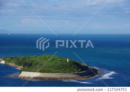 Narugashima and Takasaki Lighthouse, Sumoto City, Hyogo Prefecture 117104751