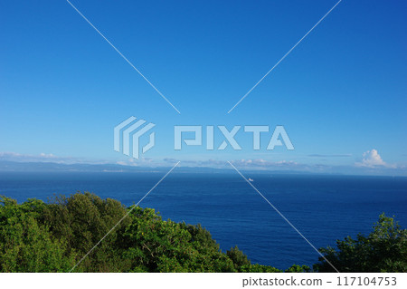 從兵庫縣洲本市大石公園眺望和歌山縣有田市 117104753