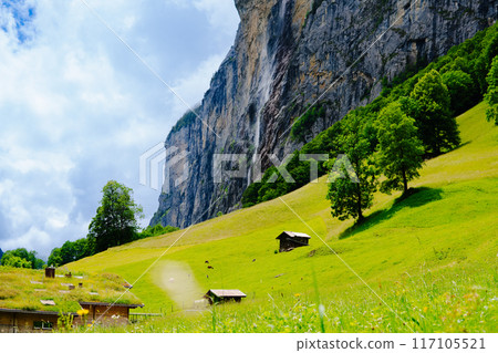 Beautiful natural scenery in Interlaken, Switzerland Beautiful natural scenery in Interlaken, Switzerland 117105521
