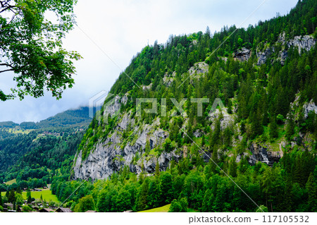 Beautiful natural scenery in Interlaken, Switzerland 117105532