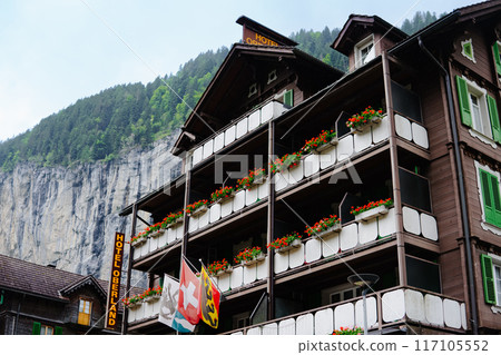 Beautiful natural scenery in Interlaken, Switzerland Beautiful natural scenery in Interlaken, Switzerland 117105552