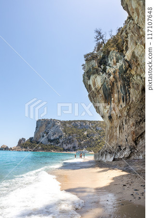 Cala Luna Beach with Rocky Cliffs Cala Luna Beach with Rocky Cliffs 117107648