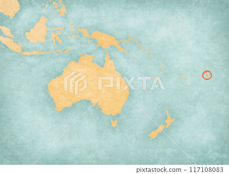 Map of Australasia - Samoa 117108083