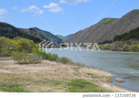 Mogami River Japan's three major rapids Mogami River Japan's three major rapids 117109726