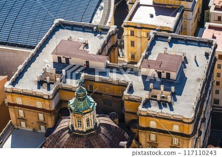 hidden places on the roof of st peter's basilica, Vatican City, Rome 117110243
