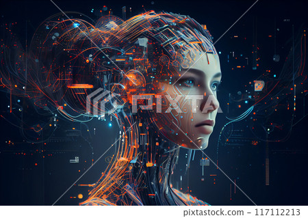 AI (Artificial Intelligence) concept. Deep learning. GUI (Graphical User Interface). AI (Artificial Intelligence) concept. Deep learning. GUI (Graphical User Interface). 117112213