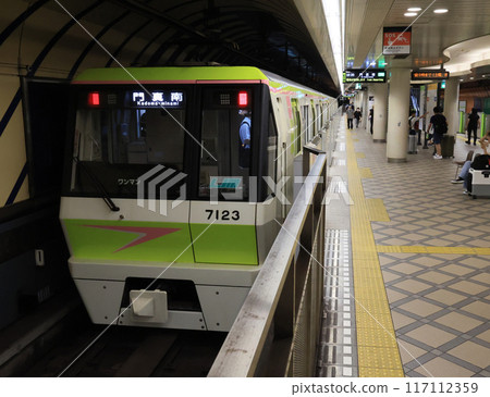 Osaka Metro Nagahori Tsurumi Ryokuchi Line 7000 series train Osaka Metro Nagahori Tsurumi Ryokuchi Line 7000 series train 117112359