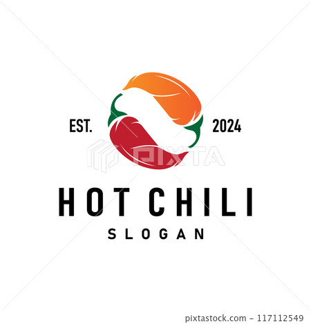 chili logo design illustration template garden plant results as food ingredients hot chili chili logo design illustration template garden plant results as food ingredients hot chili 117112549