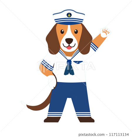 穿著水手服的貝格爾1號/傳單和海報材料 117113134