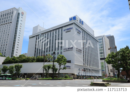 近鐵上本町站和近鐵百貨 近鐵上本町站和近鐵百貨 117113713