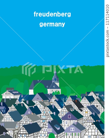 Freudenberg Germany summer scenery 117114010
