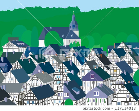 Freudenberg Germany summer scenery 117114018