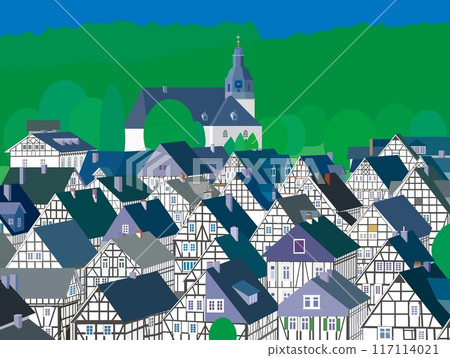 Freudenberg Germany summer scenery 117114021