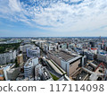 Aerial view of the city 117114098