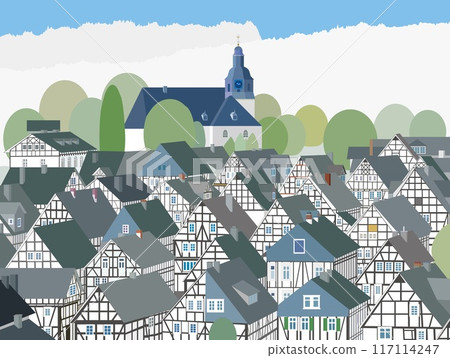 Freudenberg Germany winter scenery 117114247