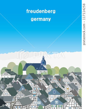 Freudenberg Germany winter scenery Freudenberg Germany winter scenery 117114258