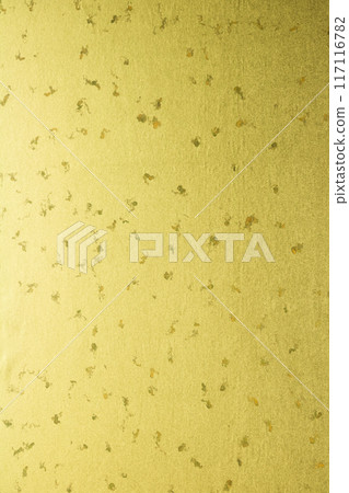 Background material: Japanese paper with gold leaf peeling off in places 117116782