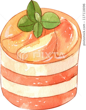 Orange story sweet watercolor png icon Orange story sweet watercolor png icon 117118096