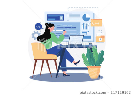 Writing codes and typing data code technology Writing codes and typing data code technology 117119162