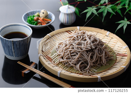Zaru soba (black background) 117120255