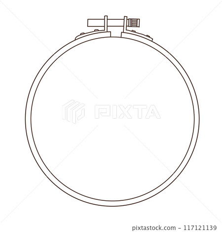 繡花框的簡單圖解 繡花框的簡單圖解 117121139