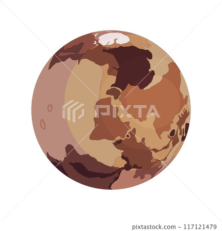 Mars illustration 117121479