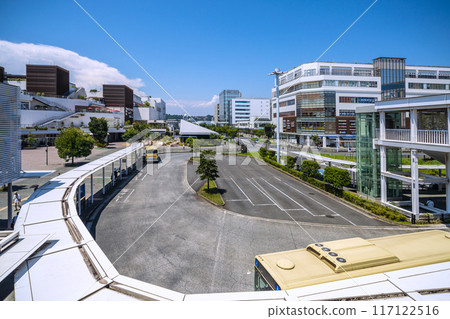 日本藤澤市景觀，七月。東海道本線辻堂站、站前景觀等=22日 117122516