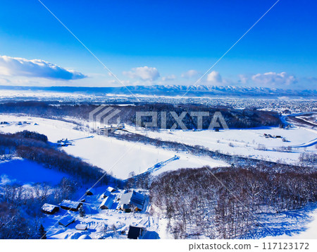 Hokkaido in winter 117123172