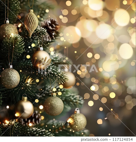 Abstract Christmas background . 117124854