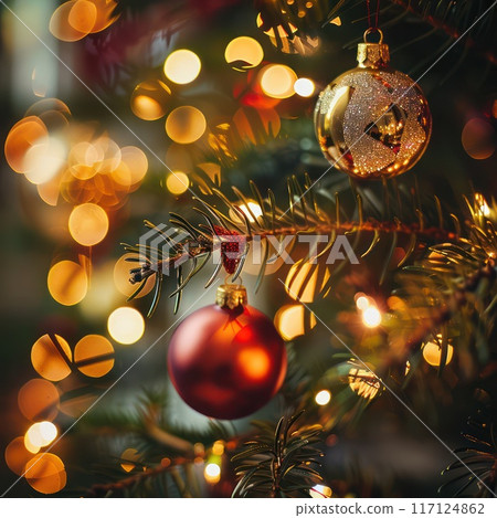 Abstract Christmas background . 117124862