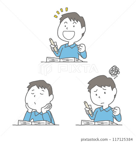 Boy studying Boy studying 117125384