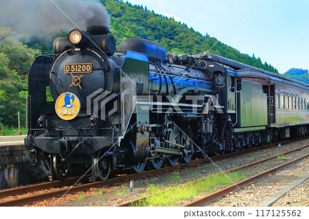 [島根縣] SL山口在津和野站冒黑煙 117125562