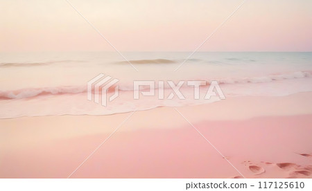 sunset on the beach 117125610