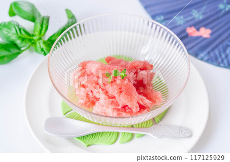 Watermelon sorbet Watermelon sorbet 117125929