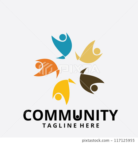 Community, network and social icon Community, network and social icon 117125955