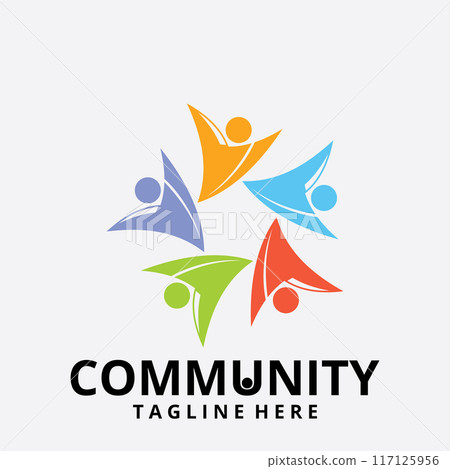 Community, network and social icon Community, network and social icon 117125956